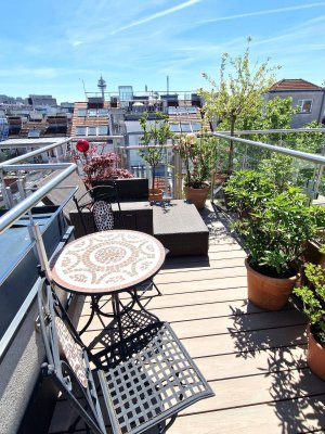 Traumhafte, helle Dachgeschoss Maisonette auf 2 Etagen mit 2 Terrassen im 3. Wiener Bezirk!