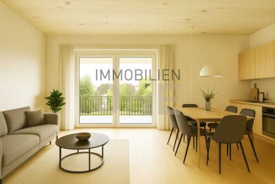 Moderne 4-Zimmer-Wohnung mit Balkon in ruhiger Neubauwohnanlage (KfW 40)