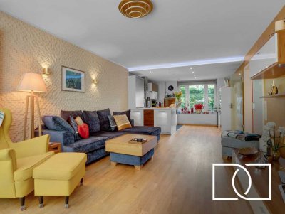 Exklusive barrierefreie Gartenwohnung mit Wintergarten, Terrasse und Designküche – zentral und ruhig