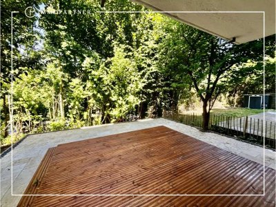 Wohnen im Grünen: moderne 2-Zimmer-Wohnung mit sonniger Terrasse