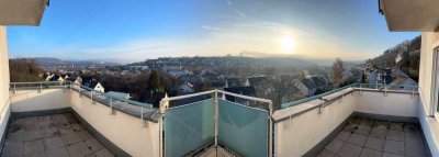 2-Zimmer-Maisonette mit Terrasse und traumhaftem Ausblick über Bad Mergentheim (saniert, EBK neu)