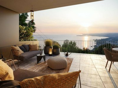 Seltene Gelegenheit: Ganze Etage als 2 ZWG mit traumhaftem Bodenseeblick in Lochau