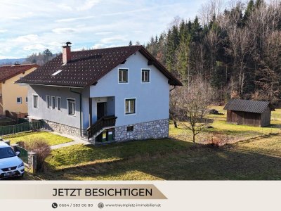 Familienhaus mit großem Garten in ruhiger Lage von Voitsberg - attraktive Förderung möglich
