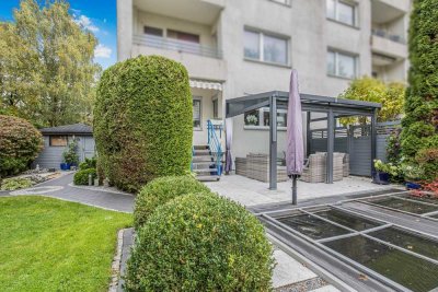 Modernes Wohnen mit Gartenidylle – gepflegte 3-Zimmer-Eigentumswohnung in Kiel-Mettenhof