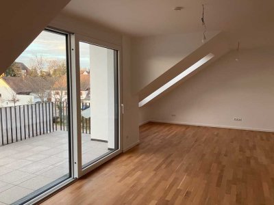NEUBAU Heitersheim helle traumhafte 3-Zimmer-DG-Wohnung mit Blick über die Dächer von Heitersheim