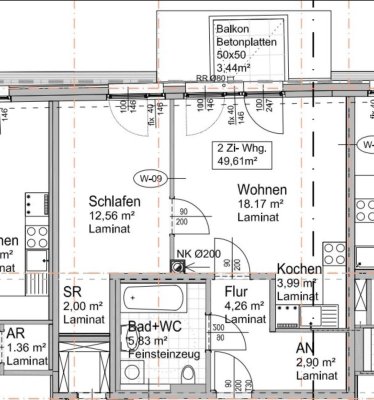 Frisch Sanierte 2-Zimmer Wohnung mit Balkon und Weitblick