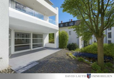 EXTRAVAGANTE, RUHIGE 4-ZIMMER-WOHNUNG MIT 3 TERRASSEN, 3 TAGESLICHT-BÄDERN IN BESTER WOHNLAGE