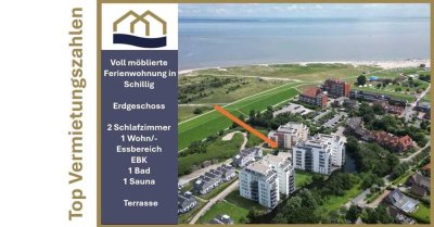 Traumhafte Ferienwohnung in Schillig, Nordsee, modern, renoviert, ideal für Erholung und Investition