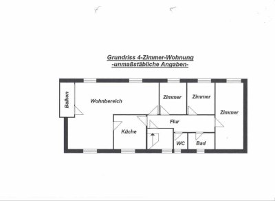 Freundliche und gepflegte 4-Raum-Dachgeschosswohnung mit Einbauküche in Burgdorf