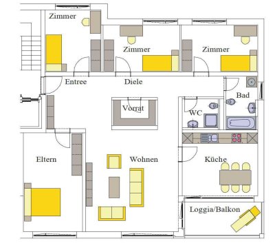 "Platz für die ganze Familie – 5-Zimmer-Wohntraum in bester Lage"
