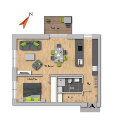 Atrium am Stutzenweiher - Wohnung Nr. 10