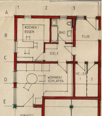 Geschmackvolle 1-Raum-EG-Wohnung mit Terrasse und Einbauküche in Villingen-Schwenningen