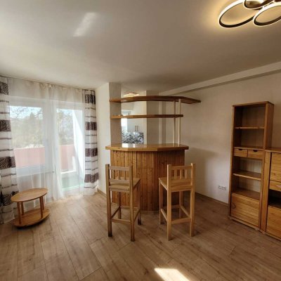 Schöne möblierte 1-Zimmer-Wohnung mit sonnigem Balkon sucht neuen Mieter
