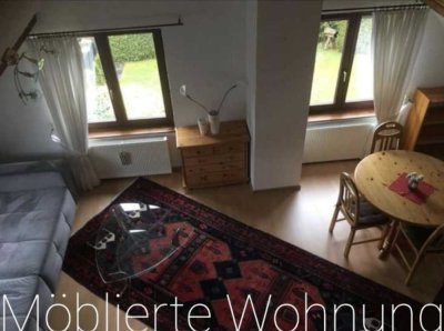 Helles, möbliertes Dachgeschoss-Single-Apartment in Bad Münstereifel.