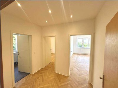 helle Drei-Zimmer-Wohnung im Hochparterre bezugsfrei