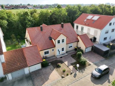 3-Zimmer-Erdgeschoss-Wohnung mit Terrasse und Gartenanteil in ruhiger Lage von Manching!