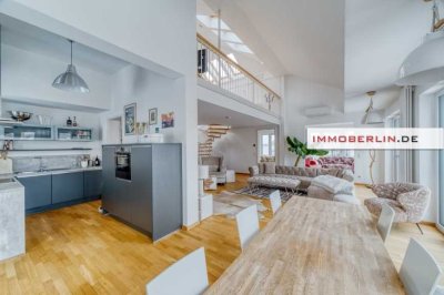 IMMOBERLIN.DE - Sensationelles Penthouse mit Galerie & großer Sonnenterrasse nahe dem Potsdamer Plat