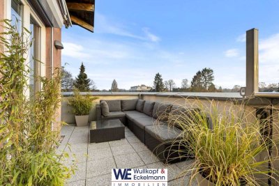 Wohnst Du noch oder chillst Du schon? Sonnige Maisonette mit Dachterrasse