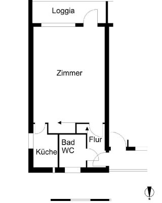 Attraktive Wohnung, barrierearm