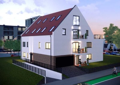 Erstbezug mit Balkon und Einbauküche: Stilvolle 2-Zimmer-Wohnung mit geh. Innenausstattung