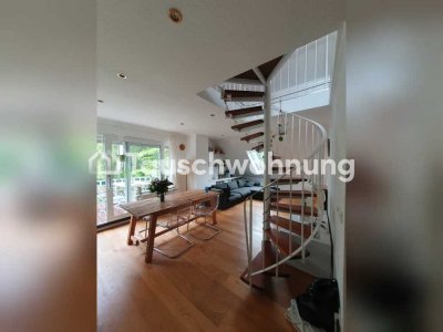 Tauschwohnung: 2,5 Zimmer Maisonette-Wohnung im Grünen