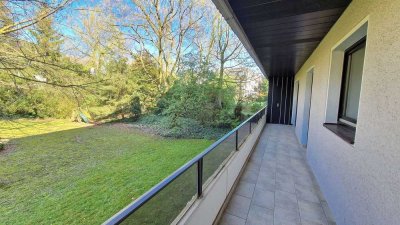 D-Oberkassel, Rheinallee Top 2-Zimmer-Wohnung mit großem Balkon und Grünblick i