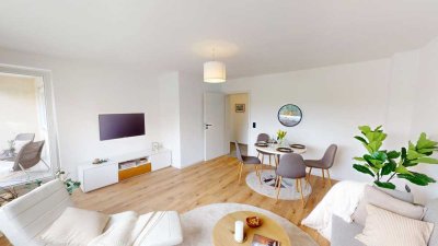 SANIERT EINZIEHEN // 3 ZIMMER-BALKON-WOHNUNG MIT NEUER EINBAUKÜCHE
