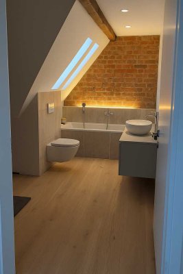 45657 Recklinghausen – Traumhafte Loft Dachgeschosswohnung mit Loggia im sanierten Jugendstilhaus!
