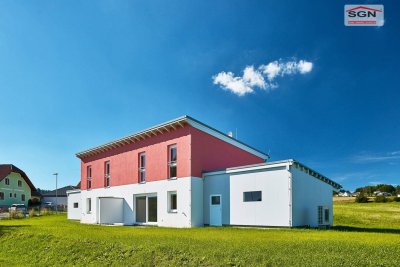 Geförderte Doppelhaushälfte in Groß-Siegharts: 4 Zimmer, Garten &amp; Terrasse!