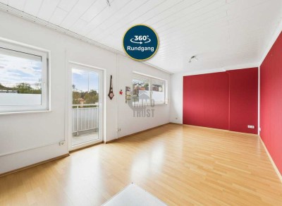 KOMFORT AUF EINER EBENE: 3 ZIMMER, BARRIEREFREIES BAD, TERRASSE + BALKON!