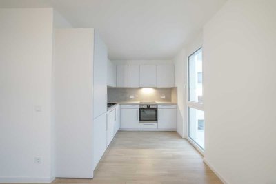 Exklusives Wohnerlebnis mit lichtdurchfluteten Räumen, hochwertiger Küche und Balkon!