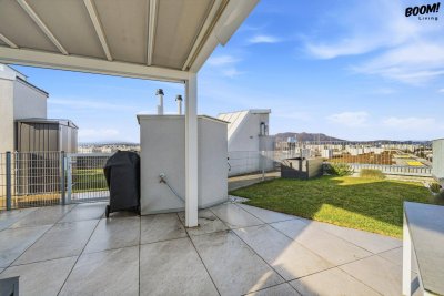 Ein Garten über den Wolken – Design trifft auf Himmel und Horizont.