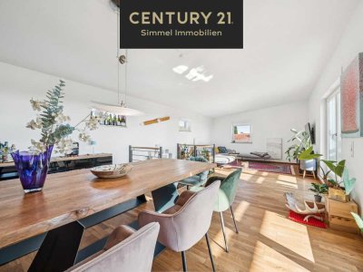 Außergewöhnliche Dachgeschoss-Maisonettewohnung mit großzügiger Dachterrasse und Penthouse-Flair