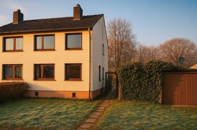 Doppelhaushälfte - Eckernfeld mit großem Grundstück
