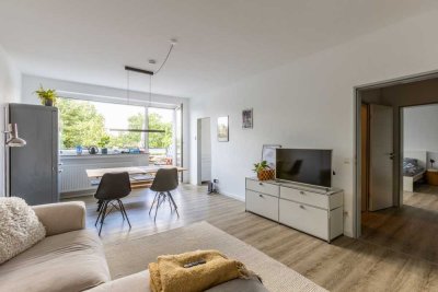 Wohnen im beliebten Geistviertel: Modernisierte Wohnung mit Balkon und Nähe zum Aasee!