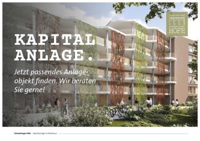 Zukunftsfähige Kapitalanlage: barrierefreie 3-Zimmer-Wohnung mit Blick auf die historische Mauer.