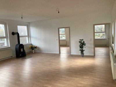 4 Raum Wohnung, Kaminofen, Balkon, 120 m2 1.OG, mitten in ZR , Gemeinschaftsgarten