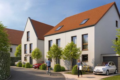 „KfW-40 Neubau-Doppelhaushälfte mit großem Garten & PV in Flörsheim – 5 Zimmer, 139 m²“