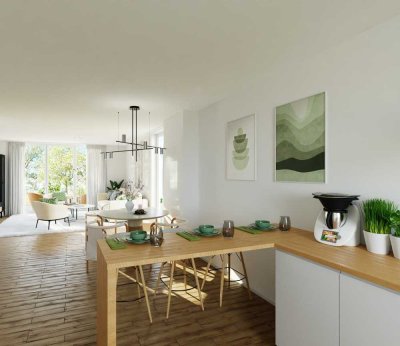 Komfortable 3-Zimmer-Neubauwohnung mit optimaler Raumaufteilung mit 70 m² Wohnfläche