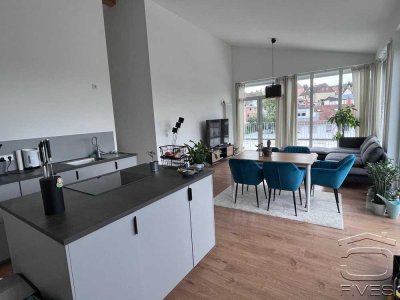 geräumige Neubau-Dachgeschosswohnung | 3,5 ZKB | Gäste-WC | Dachterrasse *PROVISIONSFREI*