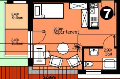 Wohnung für Studenten im Haus "Andy" in Morsbach