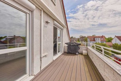 Ihr Sonnenplatz Nähe Neckar - Moderne Dach-Maisonette mit Südterrasse!
