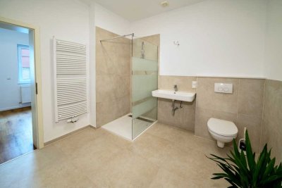 EFH oder 3x 2 ZKB mit Einbauküchen im neu sanierten Haus zu vermieten / VIDEO & 360