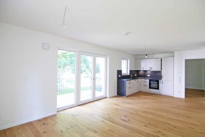 Familientraum mit allen Extras: hochwertige Designwohnung mit EBK, TG/Wallbox und Balkon!