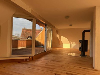 Perfekte Kombi: 4 Zi Maisonette-Whg. mit Dachterasse und Loggia + vermietete 2,5 Zi DG-Whg.