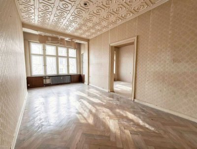 Seltenes Altbaujuwel – 106 m² Gründerzeit, Flügeltür, Balkon und 4-Zimmer-Potenzial in Wilmersdorf