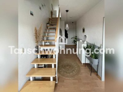Tauschwohnung: Maisonette Wohnung in Nippes mit 3 Balkonen und Domblick