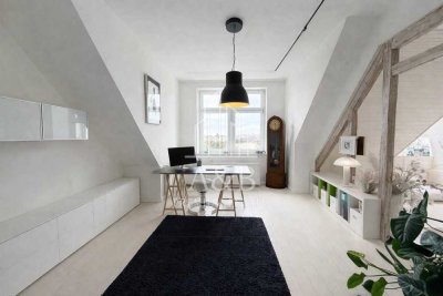 Urbanes Dachgeschoss-Loft mit Charme und Fernblick!