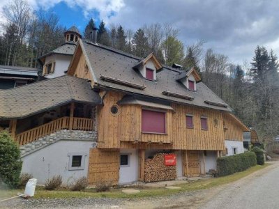 Holzhaus mit 15000 m² Grundstück in Latschach/Finkenstein - absolute Ruhelage