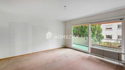 Erdgeschosswohnung mit großer West-Loggia & Einbauküche (Erbpacht bis 2071)